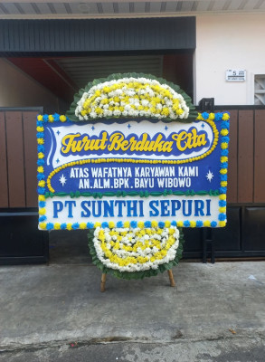 Papan Bunga Duka di Mlatibaru